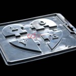 CJ Cetakan Coklat Praline Love Puzzle Plastik
