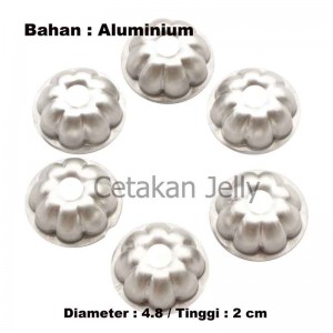 Cetakan Aluminium Manggis 6 Pcs