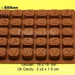 Cetakan Puding / Coklat Uppercase Box III (Huruf Besar)