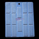 Cetakan Coklat Pagar Tile 01 Plastik
