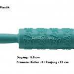 Rolling Pin Motif Kupu Kupu