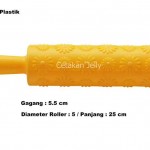 Rolling Pin Motif Bunga Daisy