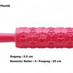 Rolling Pin Motif Bintang Hati