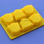 Cetakan Silikon Coklat Puding Transformer 6 cav