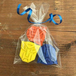 Cetakan Silikon Coklat Puding Transformer 6 cav