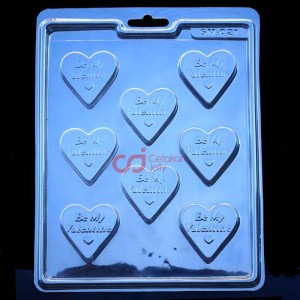 CJ Cetakan Coklat Praline Valentine Plastik