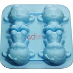 Cetakan Silikon Puding Kue Yoyo Cici 4 cavity