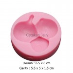 Cetakan Fondant Clay Bawang Merah Silikon