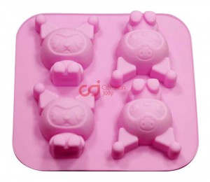 CJ Cetakan Puding Kue Kuromi 4 cav