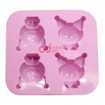 CJ Cetakan Puding Kue Kuromi 4 cav