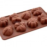 CJ Cetakan Silikon Coklat Puding Mini Flower & Butterfly