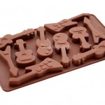 CJ Cetakan Silikon Coklat Puding Mini Guitar 10 Cav