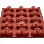 Cetakan Silikon Coklat Puding 3 Cycle