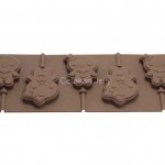 Cetakan Coklat Permen Boy & Girl Lolipop Silikon