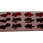 Cetakan Silikon Coklat Puding Mini Dino 12 cav