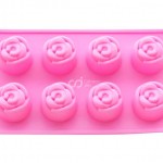 CJ Cetakan Kue Puding Rose 8 cavity III
