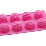 CJ Cetakan Kue Puding Rose 8 cavity III