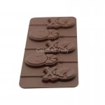 Cetakan Coklat Permen Pirate Lolipop Silikon