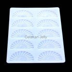 Cetakan Silikon Coklat Fondant Pagar Kipas II – Hand Fan Sheet II