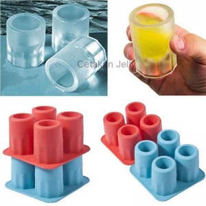 Cetakan Silikon Shooter 4 cav