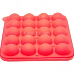 Cetakan Coklat Permen Ball Lollipop Silikon