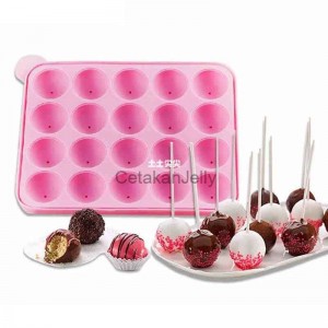Cetakan Coklat Permen Ball Lollipop Silikon