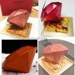 CJ Cetakan Coklat Puding Single Diamond Silikon
