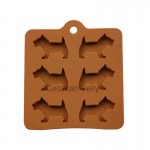 CJ Cetakan Silikon Coklat Puppy