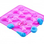 CJ Cetakan Coklat Puding Sea Shell 16 cavity Silikon
