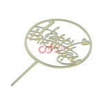 CJ Cake Topper Happy Birthday Bulat