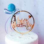 CJ Cake Topper Happy Birthday Bulat