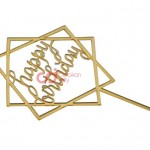 CJ Cake Topper Happy Birthday Double Kotak
