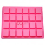 CJ Cetakan Coklat Puding Box 3×4 cm 24 cavity Silikon