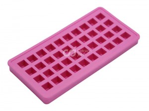 CJ Cetakan Coklat Puding Box 1.7×1.7×1.7cm 40 cav Silikon