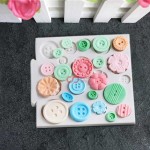 CJ Cetakan Fondant Clay Kancing