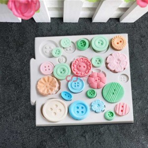 CJ Cetakan Fondant Clay Kancing
