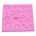 CJ Cetakan Fondant Clay Kancing
