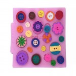 CJ Cetakan Fondant Clay Kancing