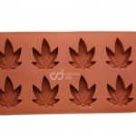 CJ Cetakan Silikon Coklat Puding Leaf IV