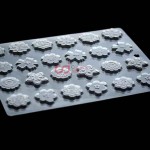 CJ Cetakan Coklat Flower Pattern Plastik