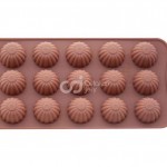 CJ Cetakan Silikon Coklat Puding Mini Bonbon 15 cav II