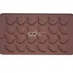 CJ Cetakan Coklat Mini Leaf Sheet