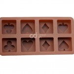 CJ Cetakan Silikon Coklat Puding Poker in Box