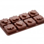 CJ Cetakan Silikon Coklat Puding Poker in Box