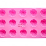 CJ Cetakan Puding Coklat Rose 15 cav III