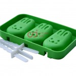 CJ Cetakan Silikon Popsicle Bunny 3 cav