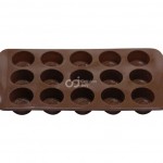 CJ Cetakan Silikon Coklat Puding Mini Cylinder 15 cav