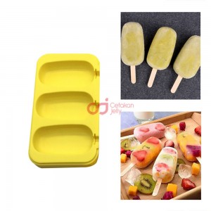 CJ Cetakan Silikon Popsicle Classic 3 cav