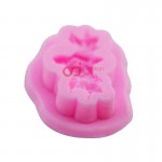 CJ Cetakan Clay Rose with Leaf II Silikon