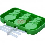 CJ Cetakan Silikon Popsicle Snowman 3 cav